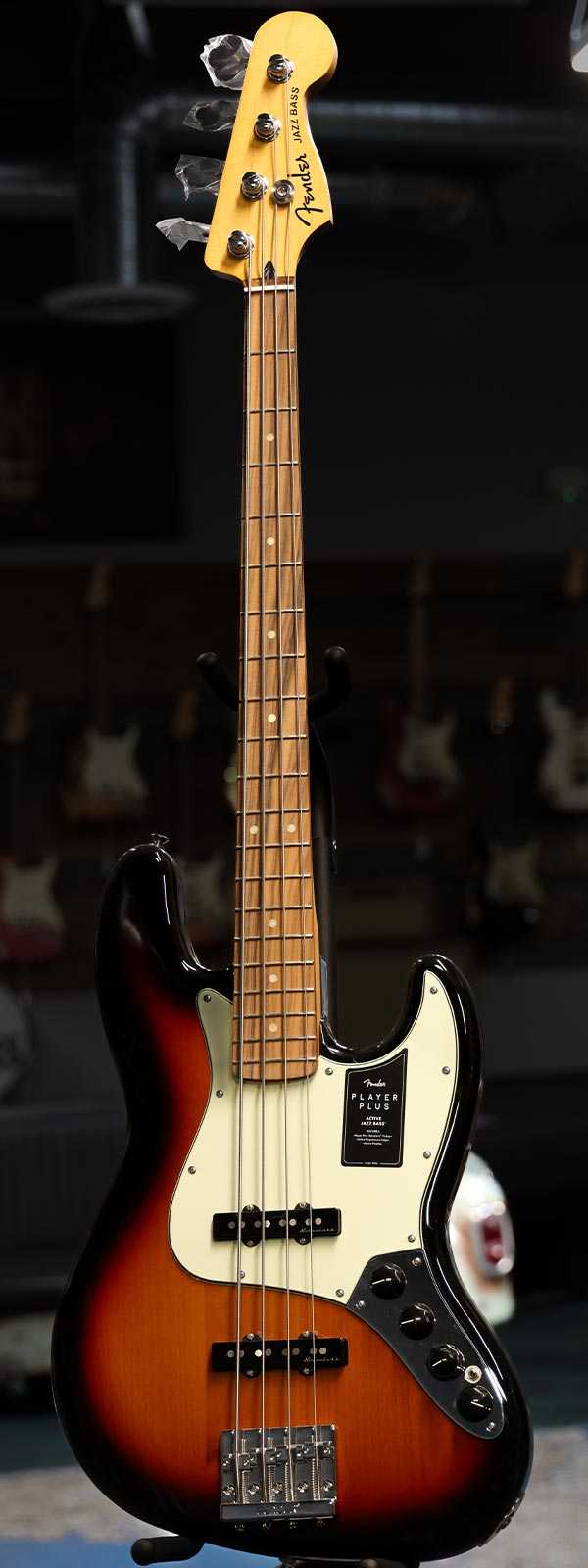 Fender Player Plus Jazz Bass 3-Tone Sunburst MX21174777